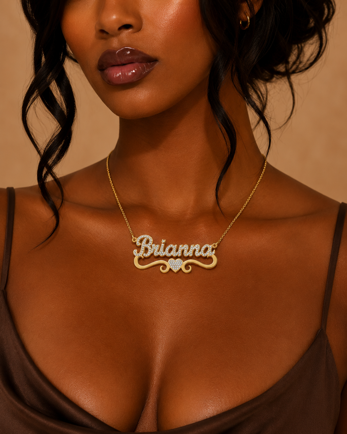 Personalized Heart Name Necklace