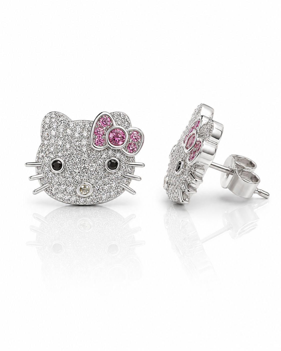 Kitty Cat Stud Earrings