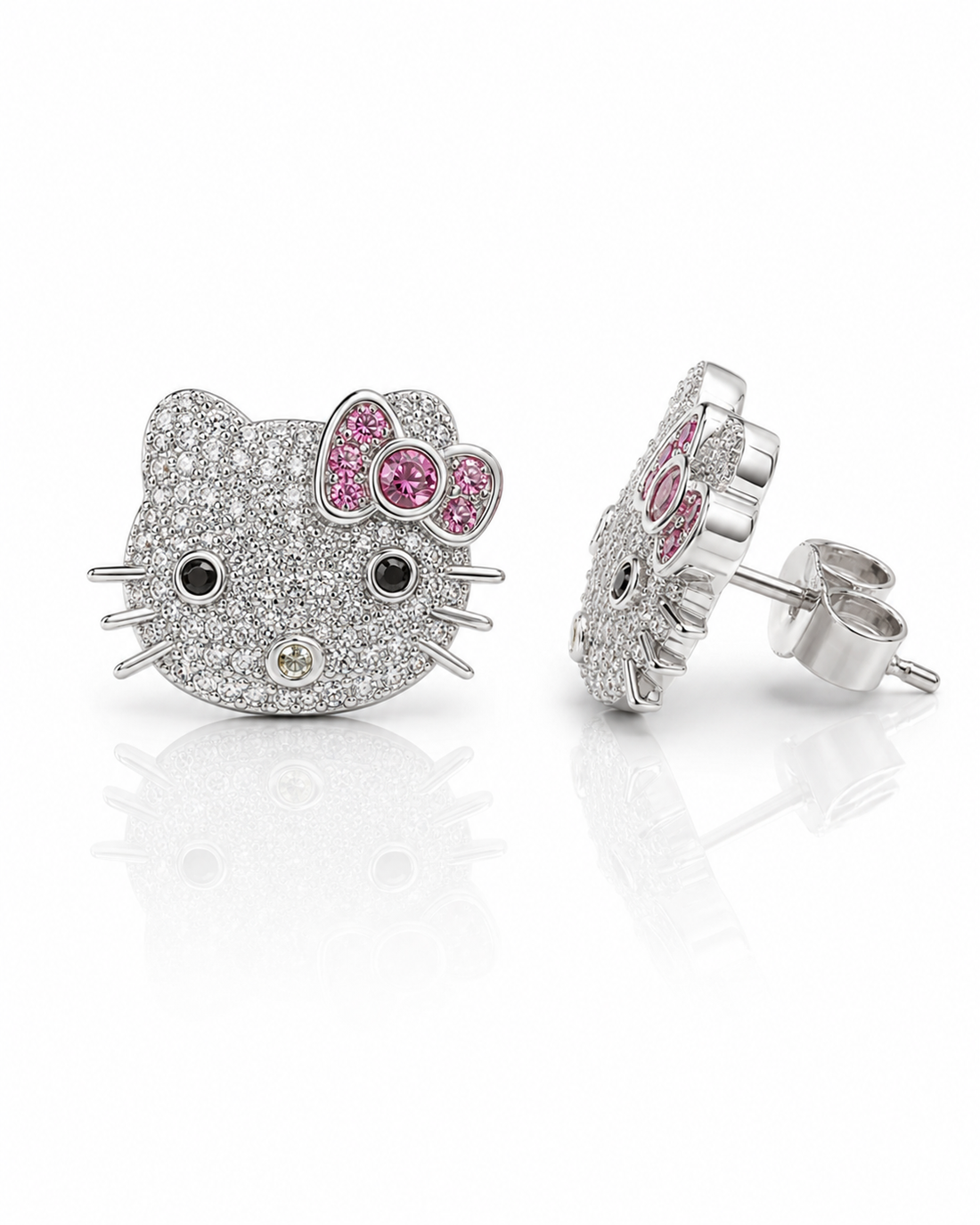Kitty Cat Stud Earrings