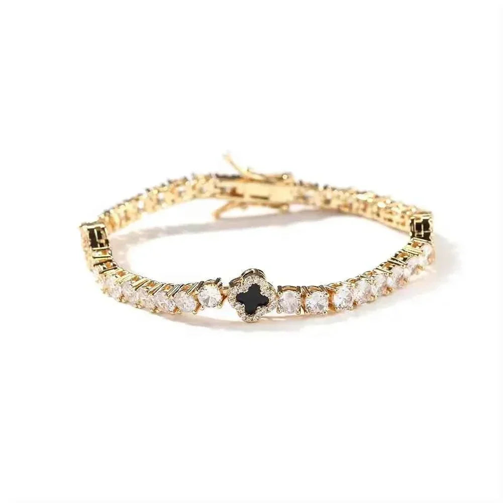 4mm Clover Tennis Bracelet