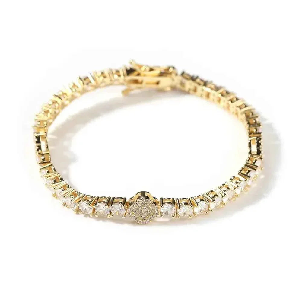 4mm Clover Tennis Bracelet