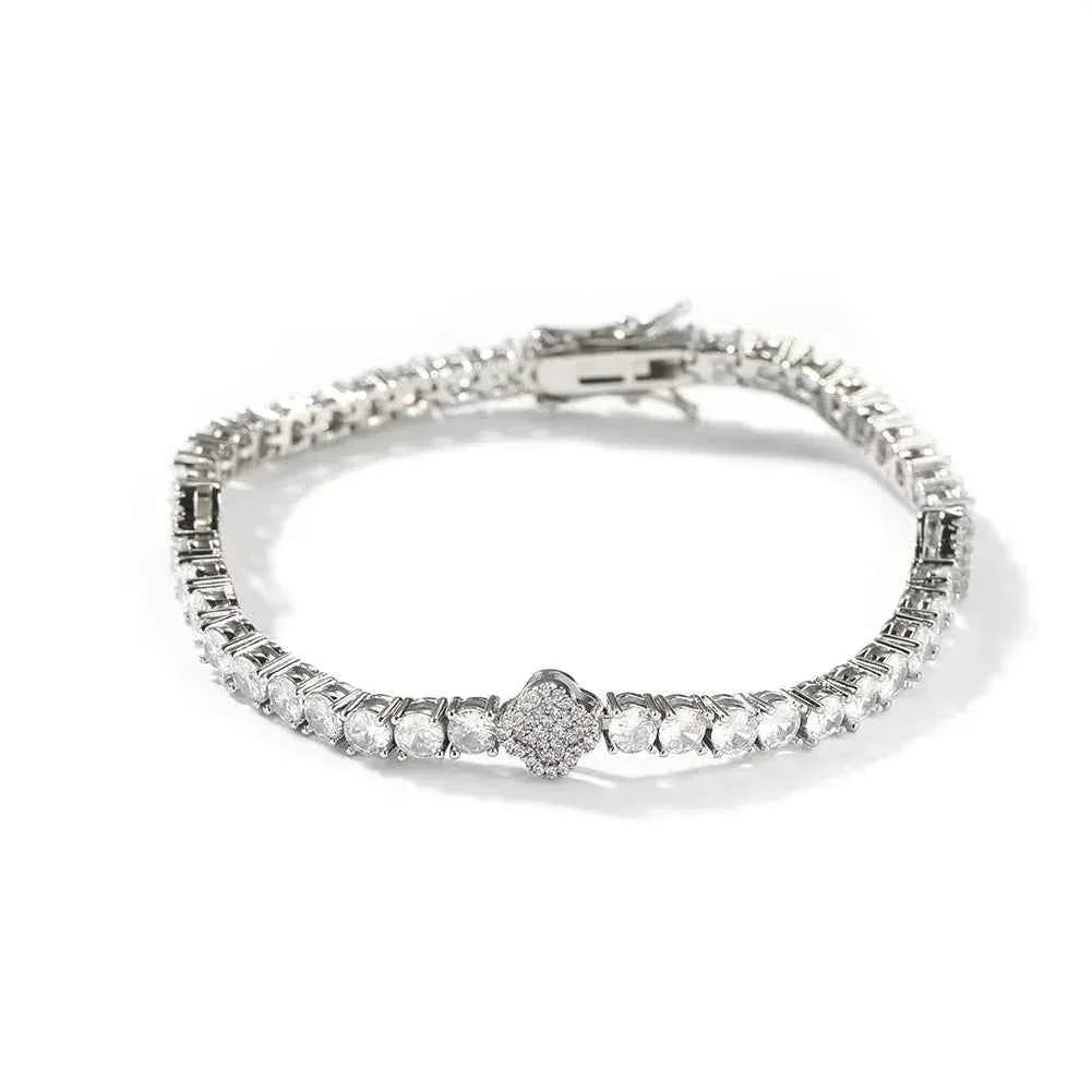 4mm Clover Tennis Bracelet
