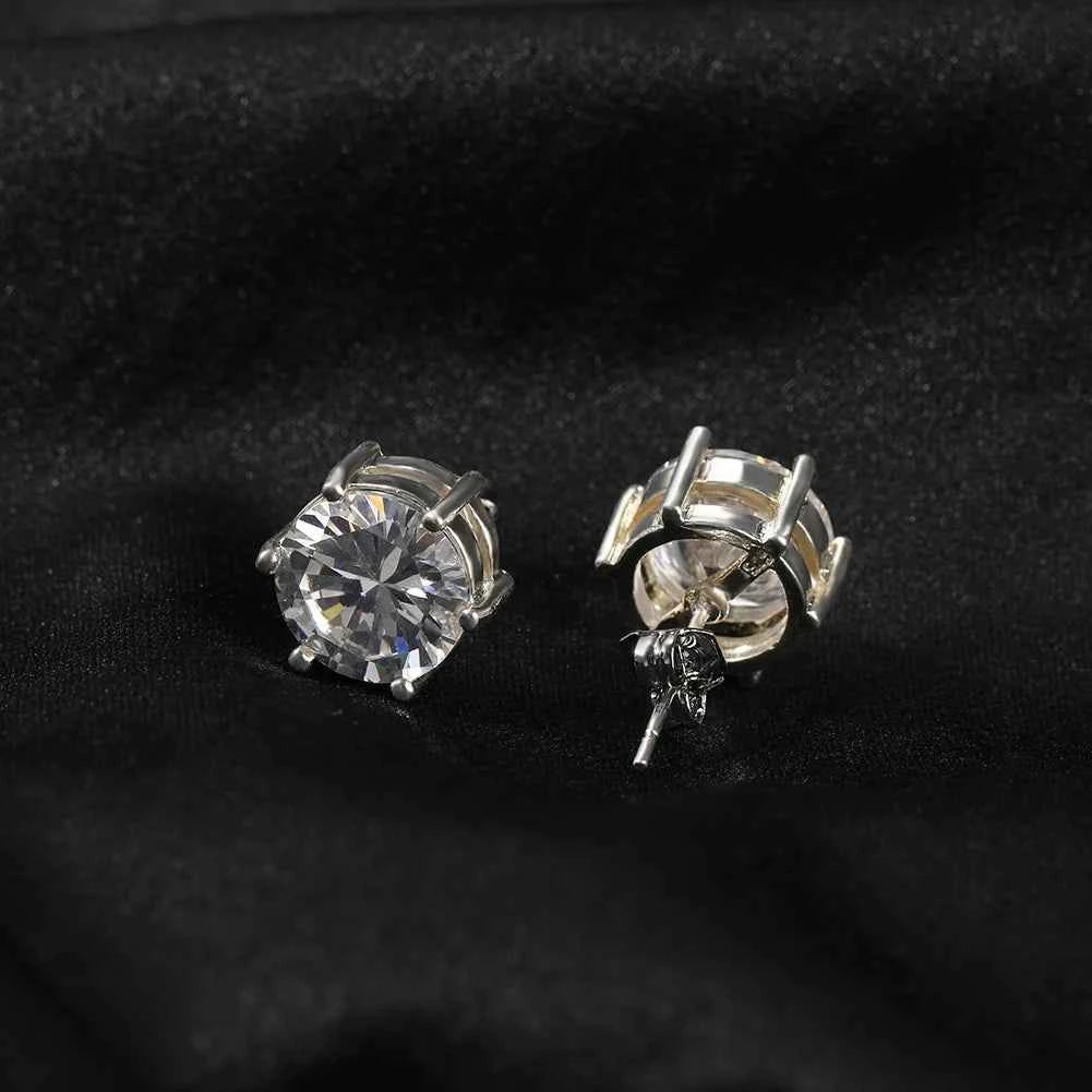6 point Moissanite Earrings
