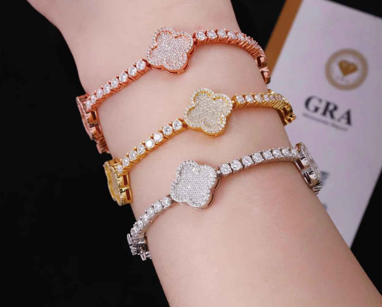 3MM Clover Bracelet