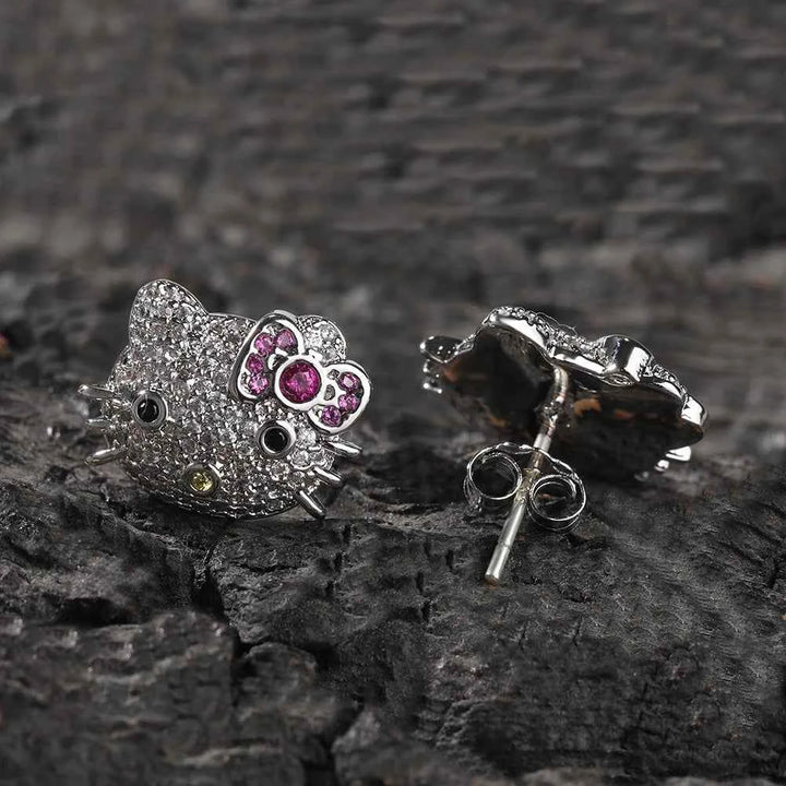 Charming Kitty Studs