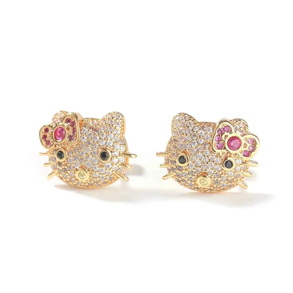 Charming Kitty Studs