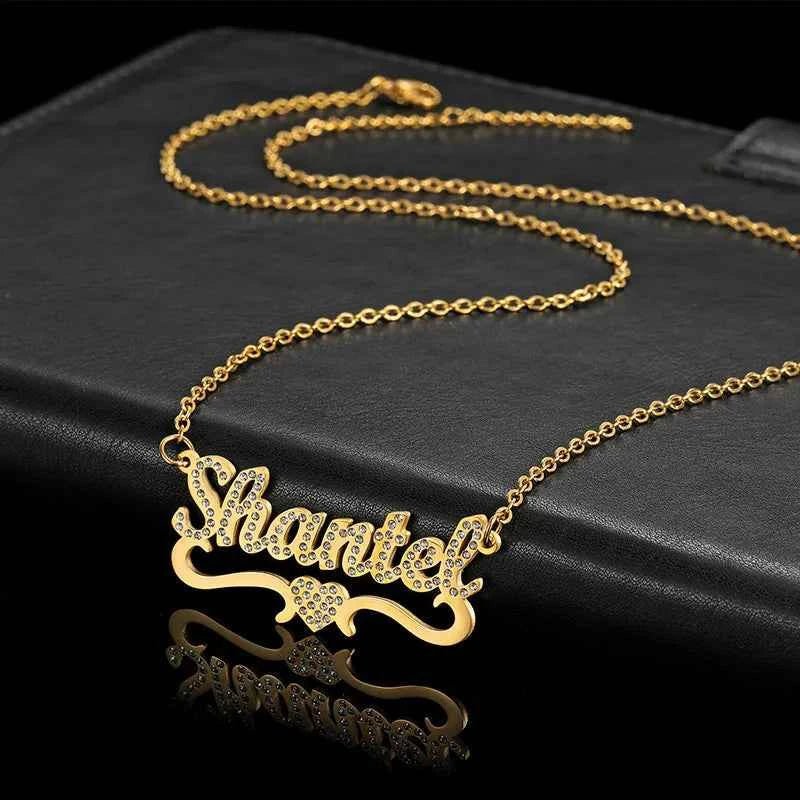 Chill Heart Name Necklace - MeekslxCollection