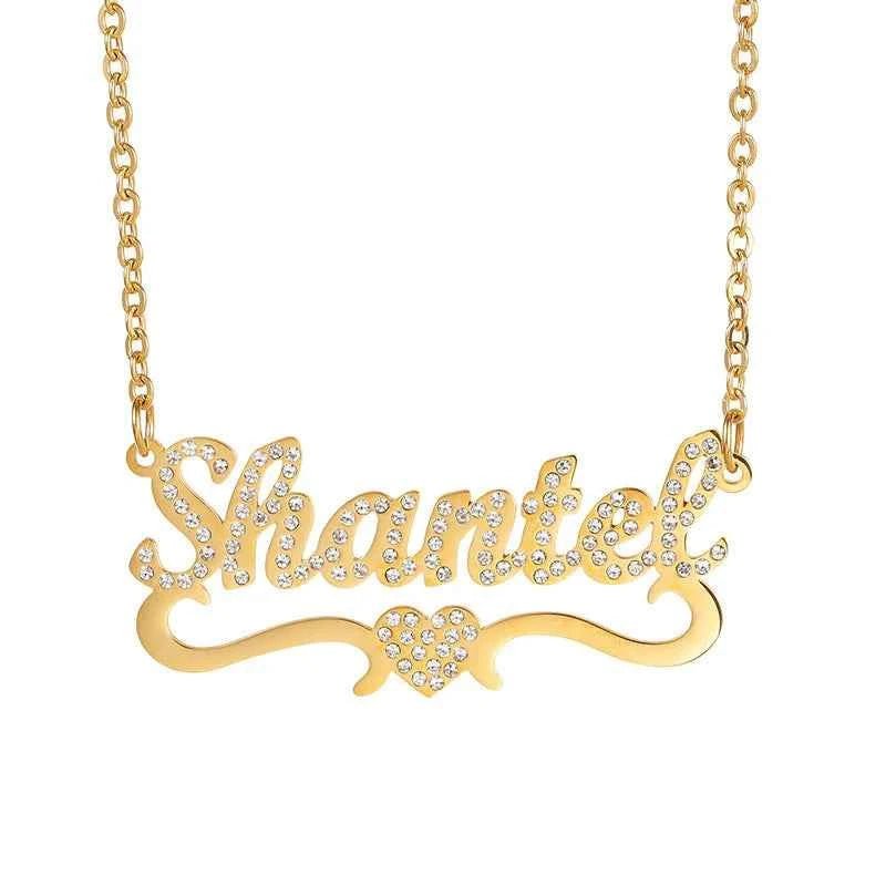 Chill Heart Name Necklace - MeekslxCollection