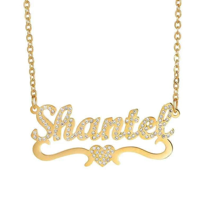 Chill Heart Name Necklace - MeekslxCollection