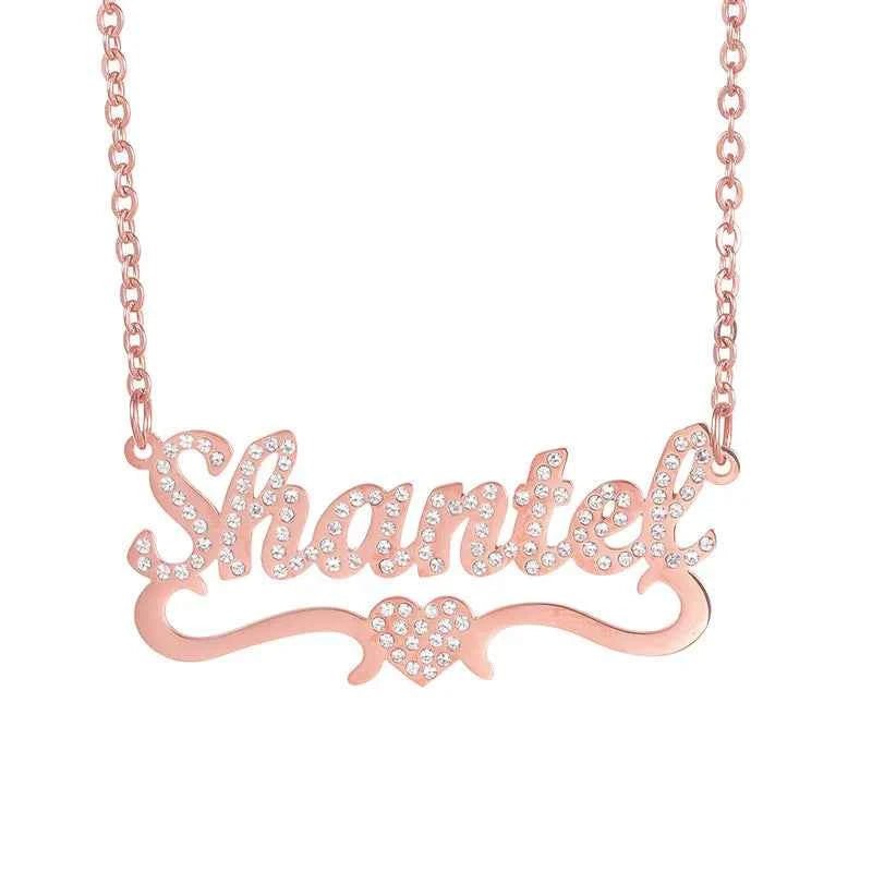 Chill Heart Name Necklace - MeekslxCollection
