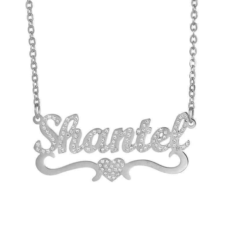 Chill Heart Name Necklace - MeekslxCollection