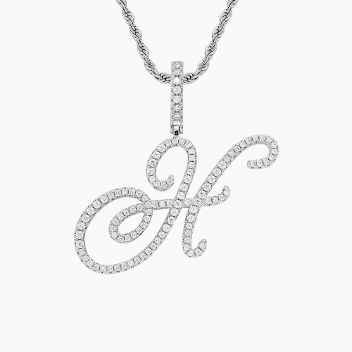 Cursive Style Initial Necklace - MeekslxCollection