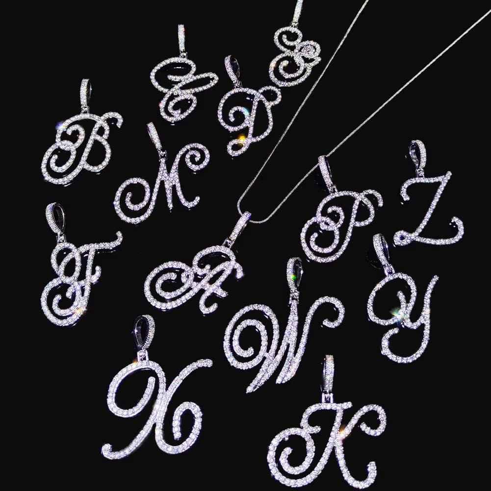Cursive Style Initial Necklace