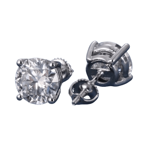 Earrings vvs lab stone .925 - MeekslxCollection
