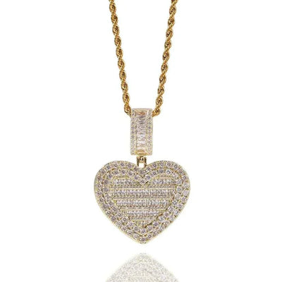 Heart Photo Locket - Elegant Heart Locket Necklace for Cherished Memories