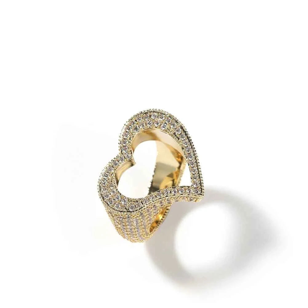 Hollow heart Ring