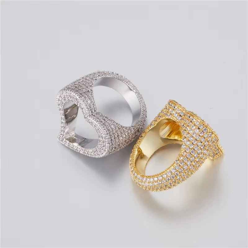 Hollow heart Ring