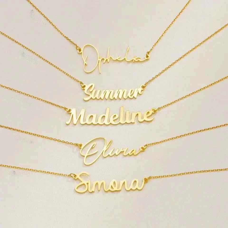 Stainless Steel custom name plate - MeekslxCollection
