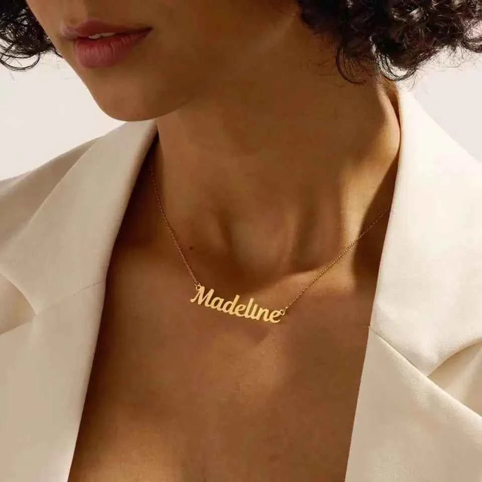 Stainless Steel custom name plate - MeekslxCollection