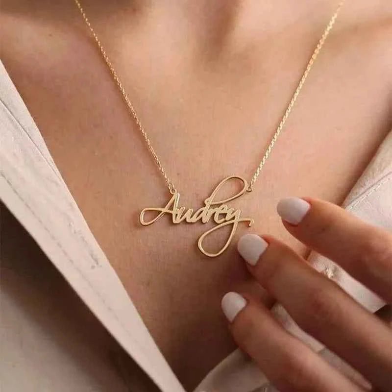 Stainless Steel custom name plate - MeekslxCollection