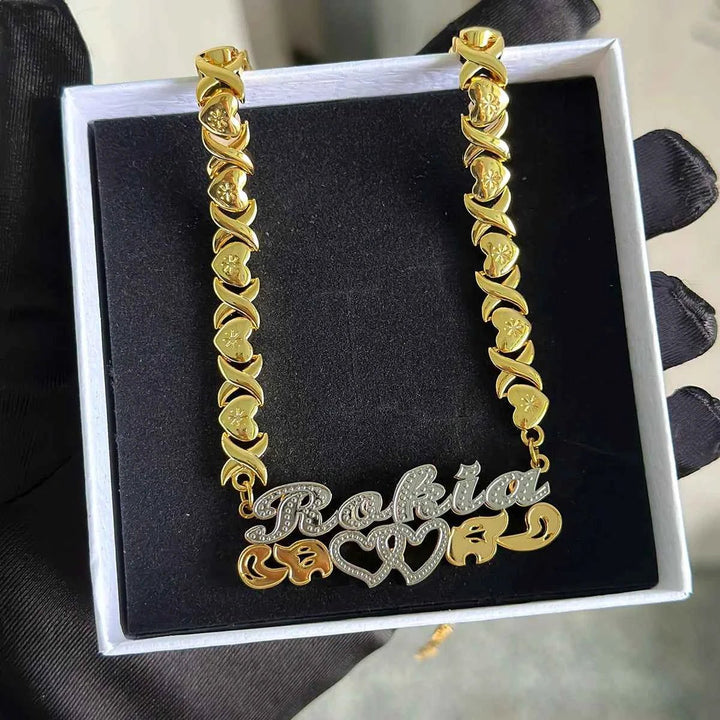 XO Double layer Necklace - MeekslxCollection