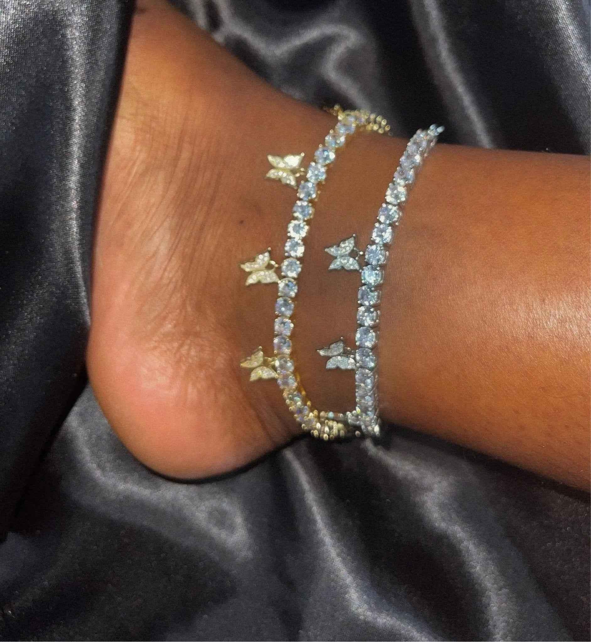 Butterfly Tennis Anklet