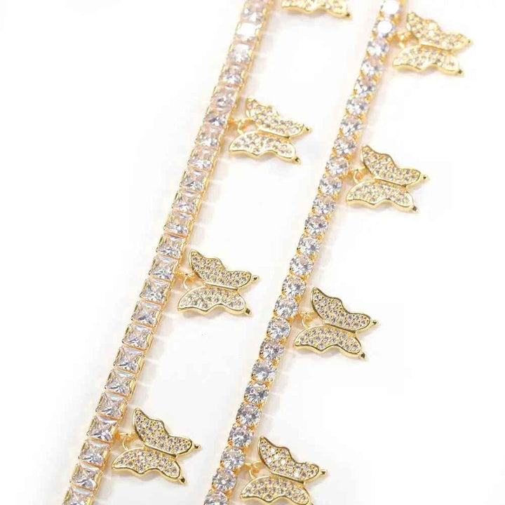 Butterfly Tennis Anklet