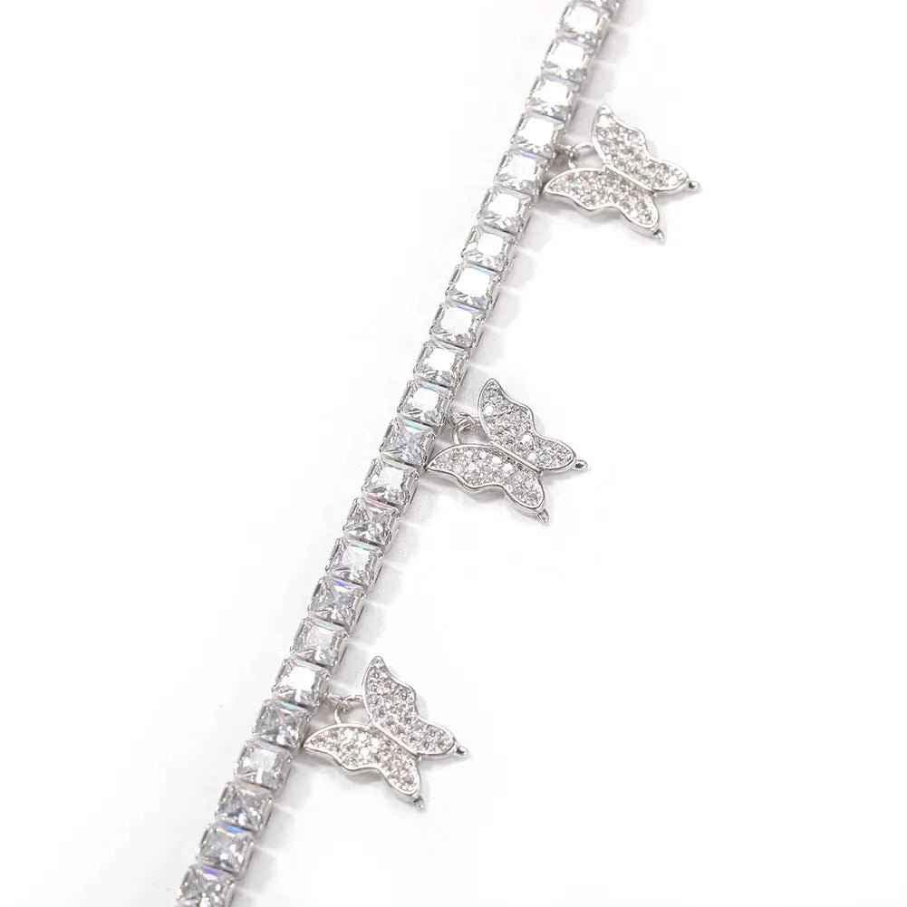 Butterfly Tennis Anklet